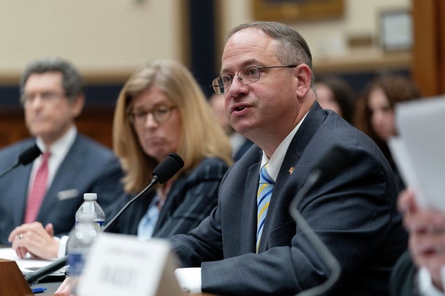 Federal Election Commission (FEC) Commissioner Trey Trainor testifies before the House Judiciary Committee hearing on the Manhattan District Attorney's Office on Capitol Hill, Thursday, June 13, 2024, in Washington.