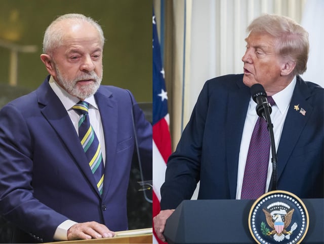 Trump tiene una "muy buena" llamada con Lula y anuncia próximas reuniones en EEUU y Brasil
