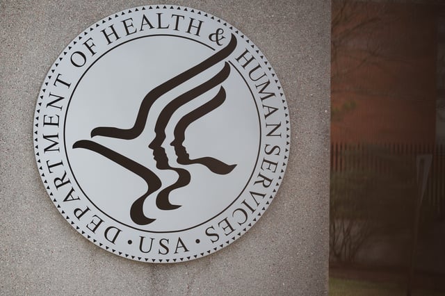 WOODLAWN, MARYLAND - MARCH 19: A sign in front of the Centers for Medicare & Medicaid Services building on March 19, 2025 in Woodlawn, Maryland. Elon Musk's Department of Government Efficiency (DOGE), is focusing on the Medicare and Medicaid payment infrastructure as a way to make cost-saving cuts in the system. (Photo by Kayla Bartkowski/Getty Images)