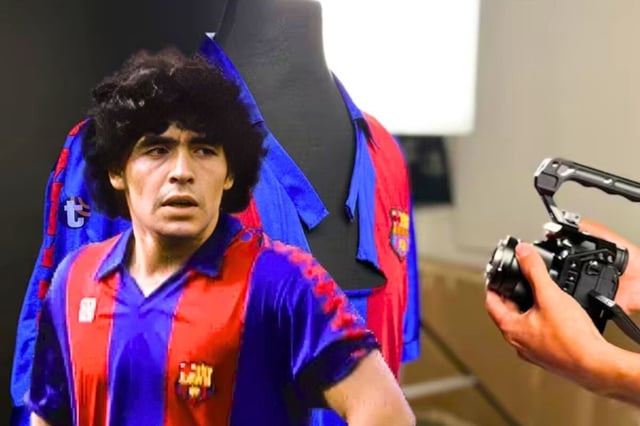 Camiseta histórica rescatada por lavandera  será subastada  (Composición : GEC)