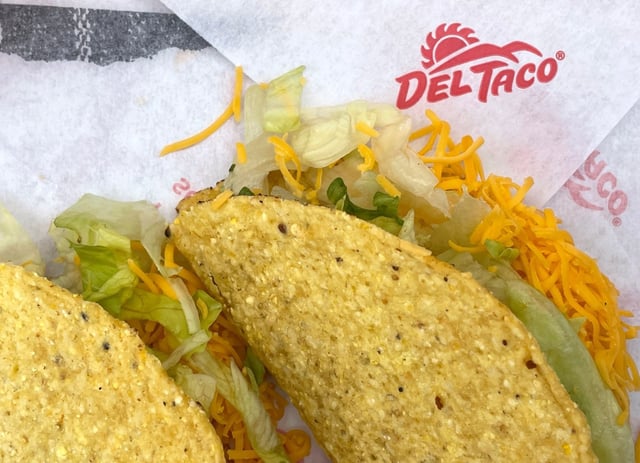 Del Taco is among the restaurant chains offering its rewards members free tacos on National Taco Day. (Photo by Justin Sullivan, Getty Images North America)
