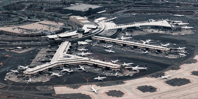 Aeropuerto de Newark, en el área metropolitana de Nueva York.