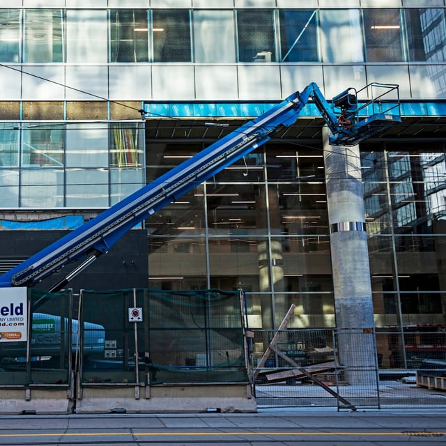 The patient care tower at St. Michael's Hospital in Toronto, in August, 2018.