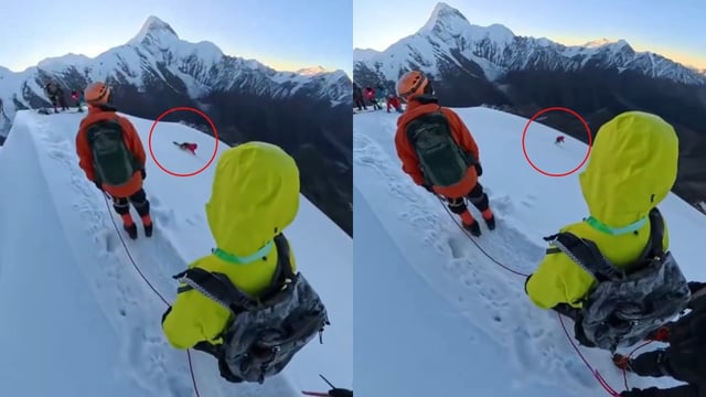 The hiker was part of a group scaling the 5,588-metre peak on September 25. (Photo: X)