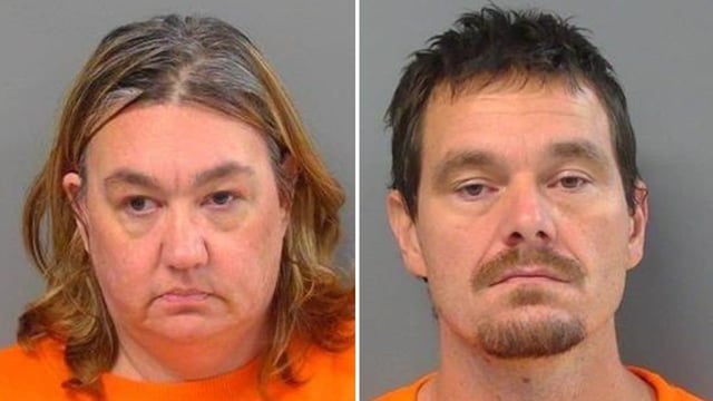 Danielle Westphal (left) and Charles Justus (Hubbard County Jail)