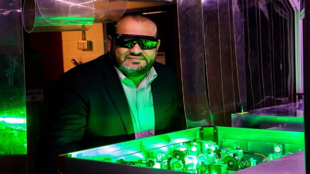 Hassan and his colleagues developed a new method for producing extremely short bursts of light.