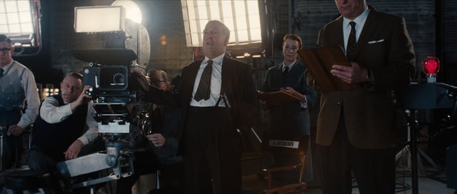 Hitchcock (Tom Hollander) leads a shoot in Monster.