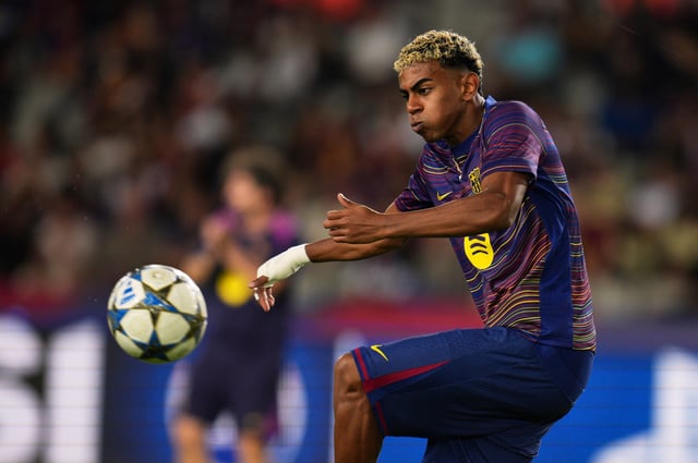 Lamine Yamal, figura del Barcelona. (AP)