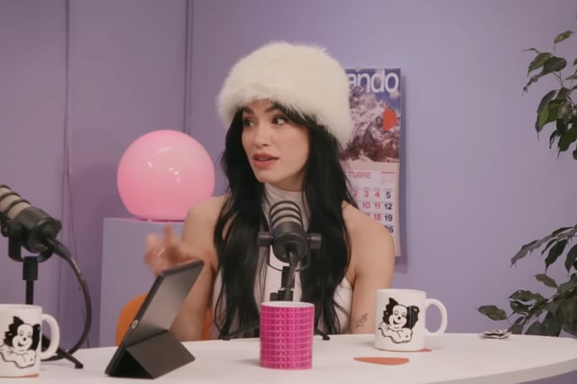 Lali Espósito en el pódcast "La Pija y la Quinqui". (Foto: Captura de pantalla)