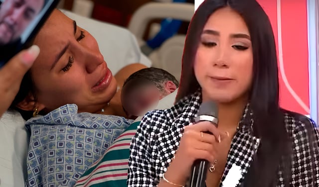 Samahara Lobatón preocupa al revelar que su bebé recién nacido se encuentra hospitalizado: "Nació antes de tiempo"