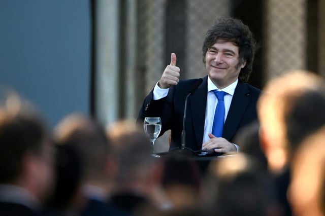 Argentina's President Javier Milei is hoping Monday's rock gig and book launch will revive his political fortunes ahead of October 26 mid-terms