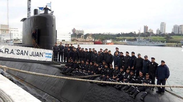 ARA San Juan: el submarino hundido con 44 tripulantes.