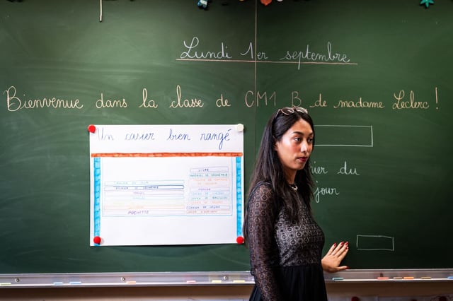 A Paris, le 1er septembre. 79 % des enseignants français aiment leur métier, mais ils sont de moins en moins satisfaits de leurs conditions d’exercice.