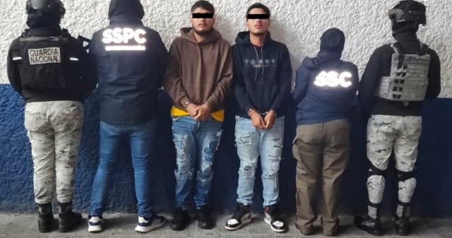 "El Duro" y su hermano, ambos de la Fuerza Anti-Unión Tepito, fueron capturados en CdMx. Foto: SSC-CdMx