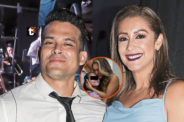 Christian Domínguez revela que quiere a Isabel Acevedo, cuando le preguntan por la exparejas de su padre.