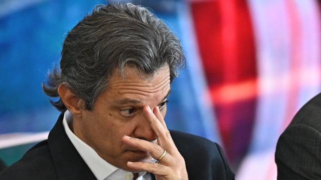 O ministro da Fazenda, Fernando Haddad: Congresso deve desidratar a MP 1.303, que busca aumentar a arrecadação de impostos para cumprir a meta fiscal de 2026.