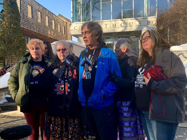 The Gallagher family at Court of King’s Bench of Saskatchewan.