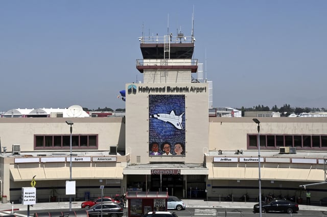 A view of the Terminal A building at the Hollywood Burbank Airport (BUR) in Burbank, Calif., on June 4, 2020.