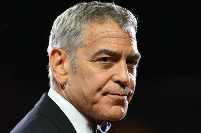 US actor George Clooney walks the red carpet before the screening of the movie "Jay Kelly" presented in competition at the 82nd International Venice Film Festival, at Venice Lido on August 28, 2025. (Photo by STEFANO RELLANDINI/AFP via Getty Images)