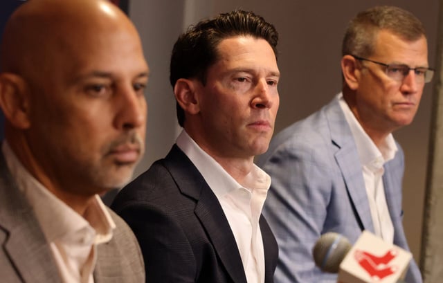 Alex Cora, Craig Breslow, and Sam Kennedy addressed the media on Monday.