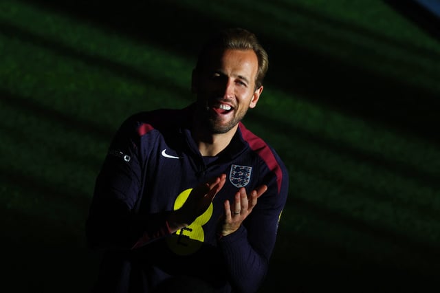Soccer Football - International Friendly - England Training - St. George's Park, Burton upon Trent, Britain - October 6, 2025 England's Harry Kane during training Action Images via Reuters/Matthew Childs