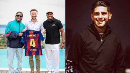 Jefferson Farfán se reencontró con Ivan Rakitic.