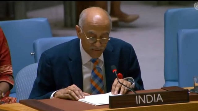 India Permanent Representative of India to the UN, Parvathaneni Harish.