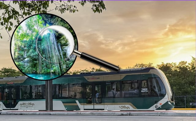 Tramo 5 del Tren Maya bajo lupa ambiental: Semarnat confirma daños en cenotes y cavernas, y exige cumplir 95% de medidas de mitigación. / Imágenes de archivo.