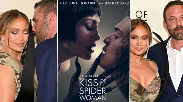 Jennifer Lopez y Ben Affleck se reencuentran en la premier del musical que él ayudó a producir. / Foto: Especial