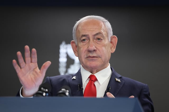 El primer ministro israelí, Binyamín Netanyahu.