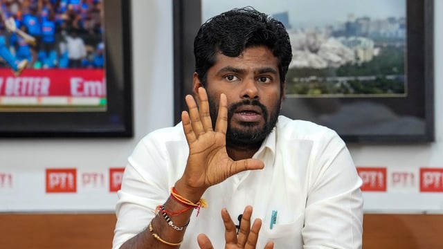 K Annamalai slams Kamal Haasan over Karur stampede visit, says actor favouring DMK.
