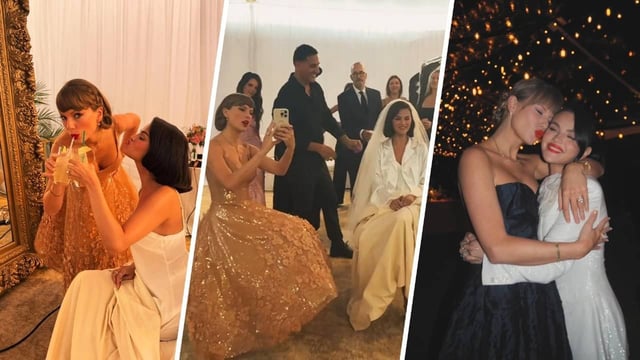 Taylor Swift At Selena Gomez's wedding