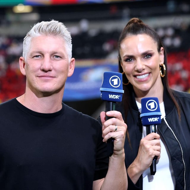 Bastian Schweinsteiger und Ester Sedlaczek