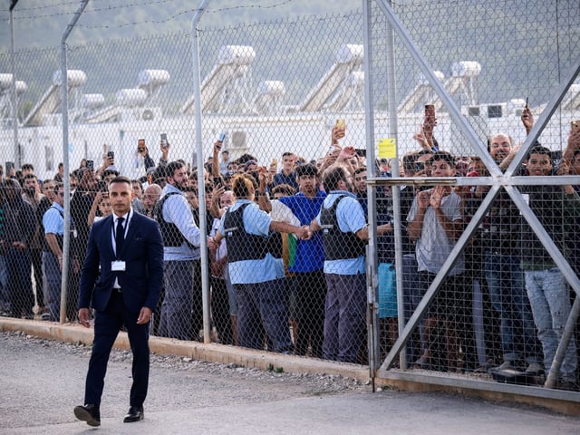 Migranten in Griechenland. 