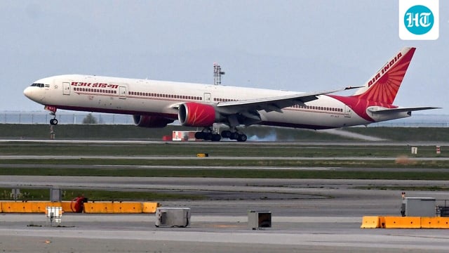 Air India was forced to cancel the flight after the incident.