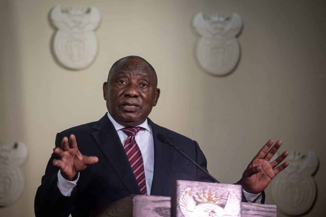President Cyril Ramaphosa at the Union Buildings in Pretoria on 4 January 2022. Picture: Jacques Nelles