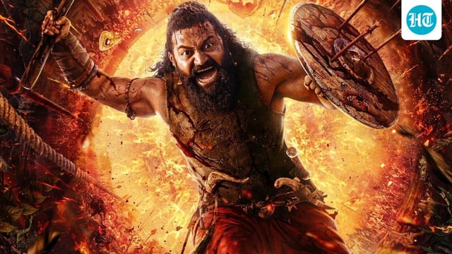 Kantara Chapter 1 worldwide box office collection day 5: Rishab Shetty in a still from the Kannada film. 