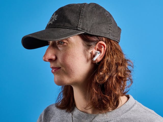 A pair of Apple AirPods Pro 3