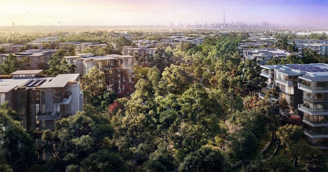 The new mall will be located within the Ghaf Woods residential community, which is being touted as Dubai's first forest-living development. Photo: Majid Al Futtaim