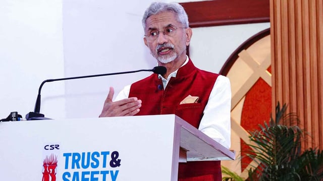 External Affairs Minister S. Jaishankar addresses the inaugural session of the Trust and Safety India Festival 2025, in New Delhi on 7 October | ANI