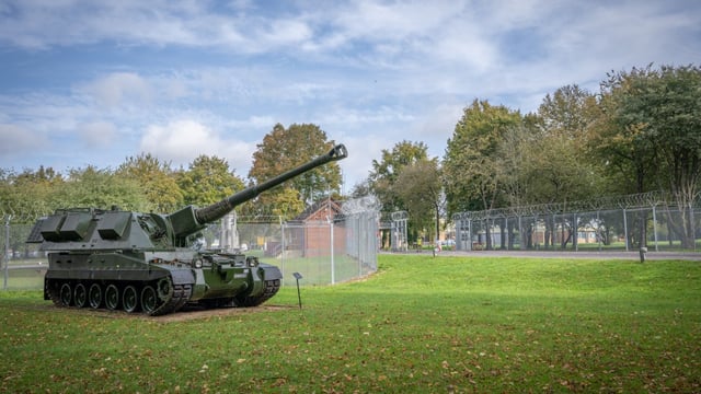 A fence was cut at Larkhill Camp in Wiltshire, with the perpetrators able to evade security