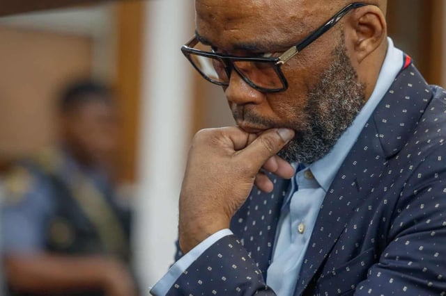 Vusimuzi ‘Cat’ Matlala appears at the Alexandra Magistrate’s Court on 2 September 2025. Picture: Gallo Images/Sharon Seretlo