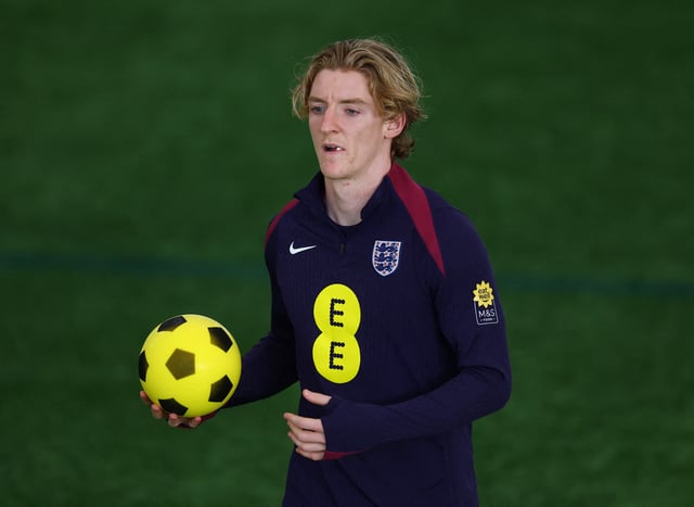 Soccer Football - International Friendly - England Training - St. George's Park, Burton upon Trent, Britain - October 6, 2025 England's Anthony Gordon during training Action Images via Reuters/Matthew Childs