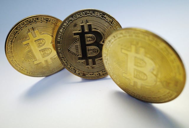 A representation of the virtual cryptocurrency Bitcoin is seen in this picture illustration taken October 19, 2021. REUTERS/Edgar Su