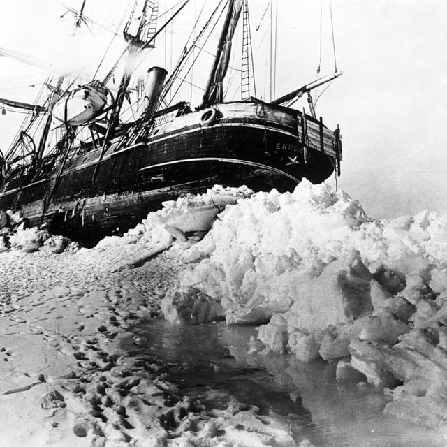 Das berühmte Forschungsschiff "Endurance" sank bei einer Polarexpedition im Jahr 1915.