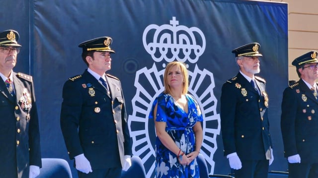 Pilar Bernabé, en la Delegación del Gobierno.