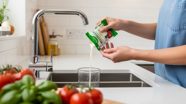 Mozzarella-Wasser: Die unterschätzte Flüssigkeit aus der Käsepackung
