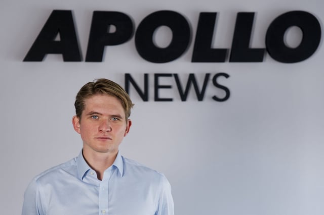 Max Mannhart, Chefredakteur und Geschäftsführer von „Apollo News“