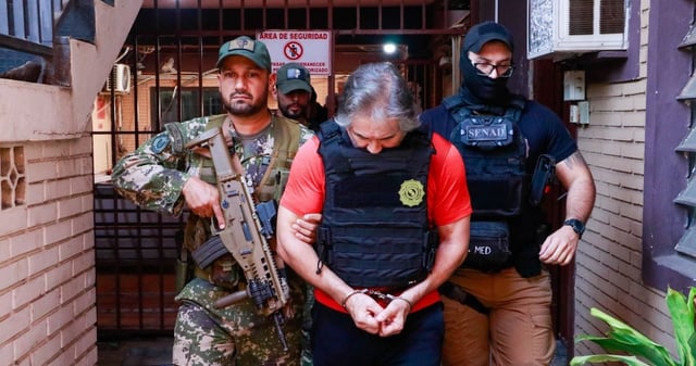 Hernán Bermúdez Requena, exsecretario de Seguridad de Tabasco, es acusado por su presunto vínculo con La Barredora. Foto: Senad Paraguay