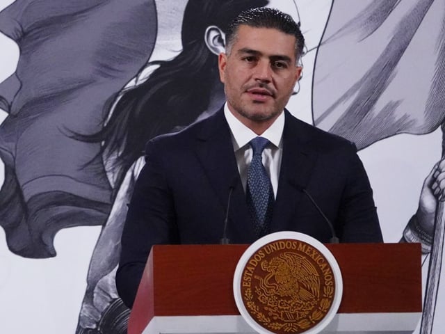 Omar García Harfuch en conferencia de prensa